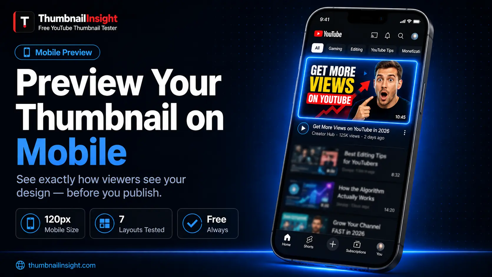 Preview Your YouTube Thumbnail on Mobile